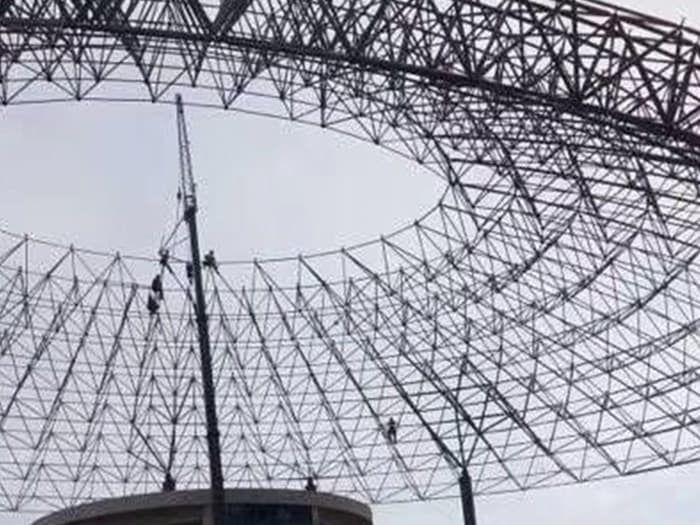 双流县篮球馆球形网架厂家价格